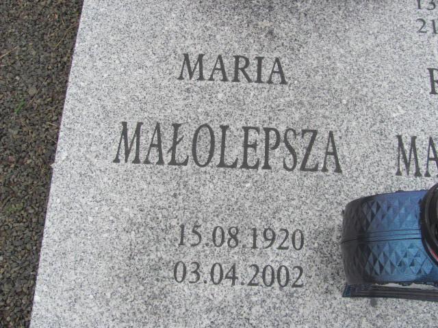 Grób Maria Małolepsza