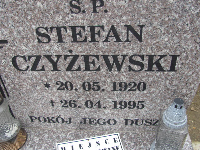 Stefan Czyżewski 1920 Brzeg Dolny - Grobonet - Wyszukiwarka osób pochowanych