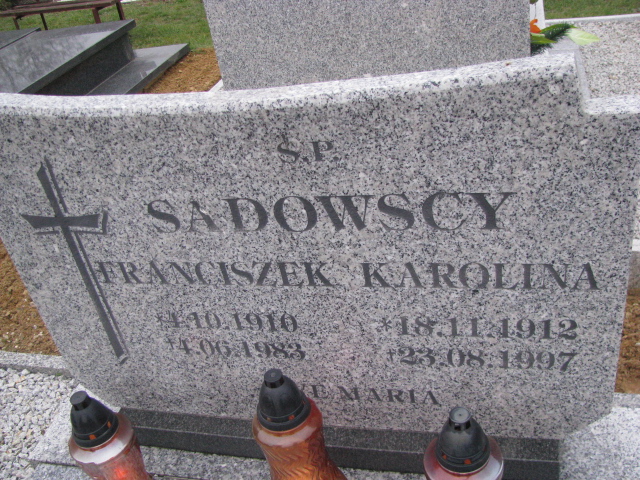 Grób Karolina Sadowska