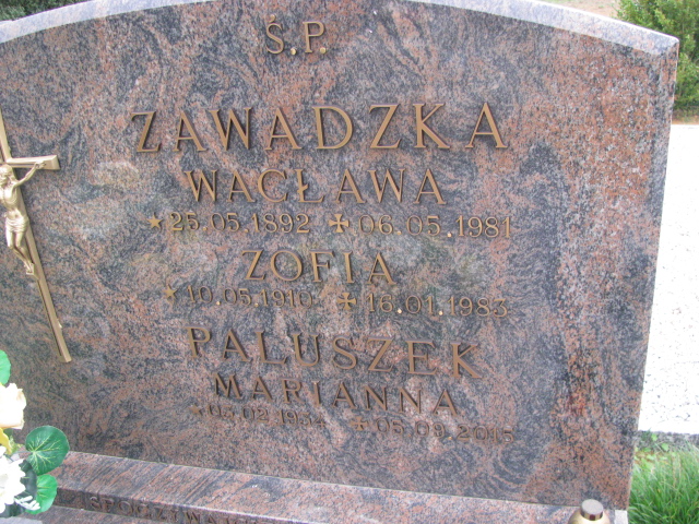 Grób Wacława Zawadzka