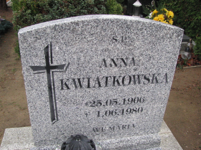 Grób Anna Kwiatkowska