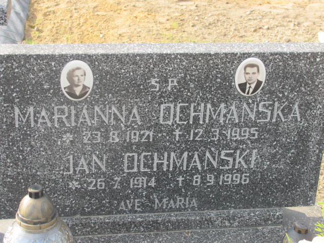 Grób Marianna Ochmańska