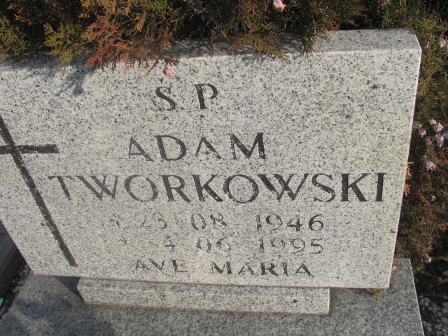 Grób Adam Tworkowski