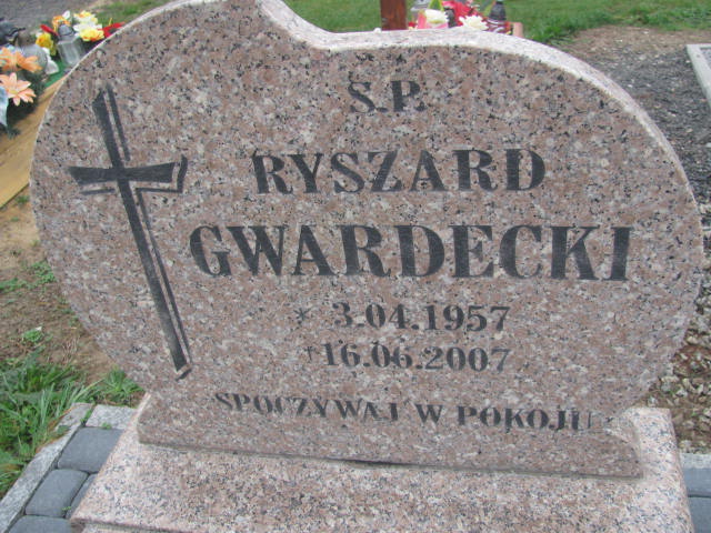 Grób Ryszard Gwardecki