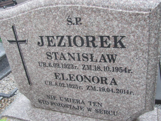 Stanisław Jeziorek 1923 Brzeg Dolny - Grobonet - Wyszukiwarka osób pochowanych