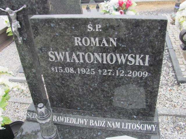 Antoni Świątoniowski 1898 Brzeg Dolny - Grobonet - Wyszukiwarka osób pochowanych