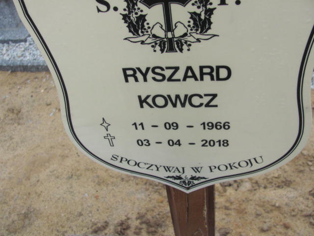Grób Ryszard Kowcz