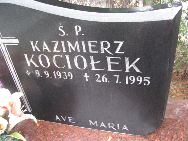 Grób Stefania Kociołek