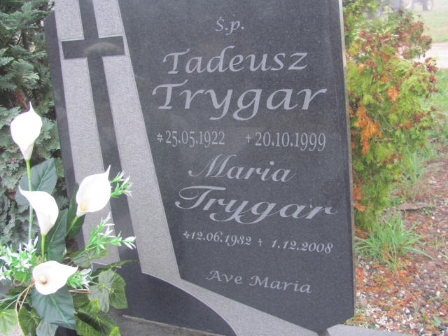 Grób Tadeusz Trygar